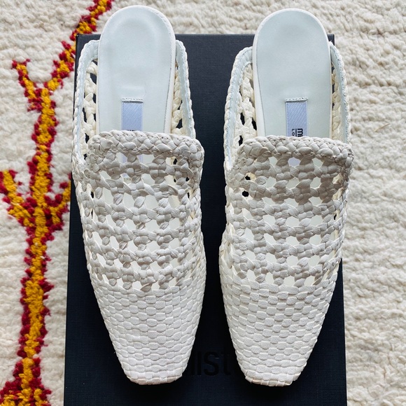 MIISTA Ida White Mule - Picture 1 of 4
